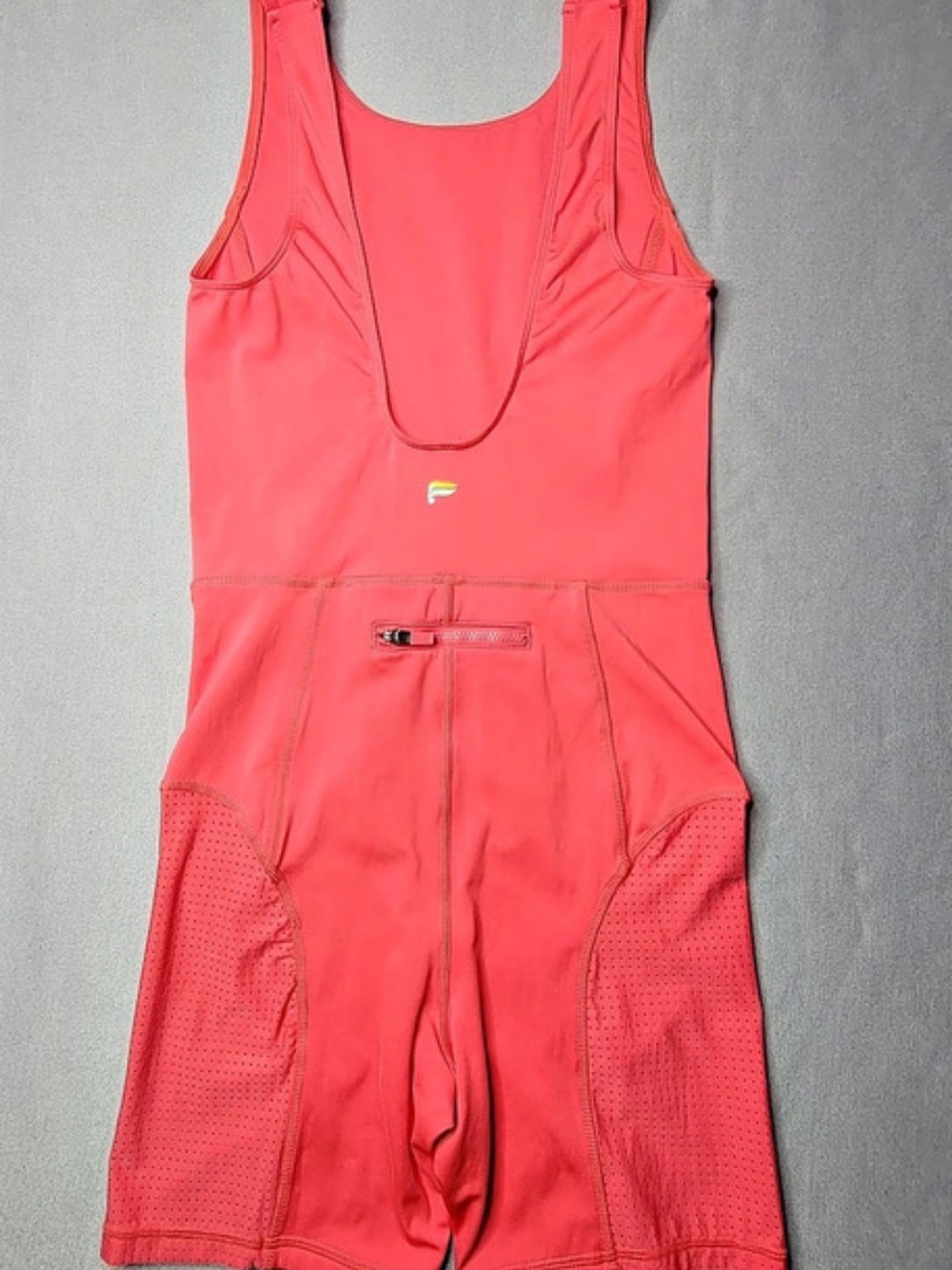Fabletics Women's Bianna Pride Onesie Athletic Shorts Breathable Magenta Red S